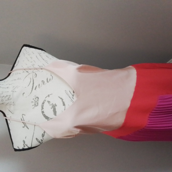 Cushnie for Target Colorblock Pleated Midi Dress - 8 - Picture 9 of 14